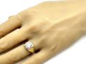 9ct Yellow Gold CZ Solitaire Ring