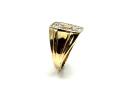 9ct Yellow Gold Diamond Eagle Ring