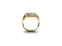 9ct Yellow Gold Diamond Eagle Ring