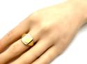 9ct Yellow Gold Square Signet Ring