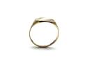 9ct Yellow Gold Bark Effect Signet Ring