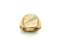 9ct Yellow Gold Square Signet Ring