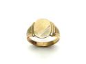 9ct Yellow Gold Oval Signet Ring