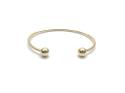 9ct Yellow Gold Solid Baby Torque Bangle