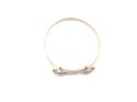 9ct Yellow Gold CZ Double Golve Expandable Bangle