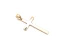 9ct Yellow Gold Plain Cross Pendant