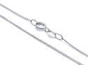 18ct White Gold Fine Curb Chain