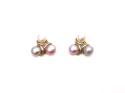 9ct Yellow Gold Pearl Stud Earrings