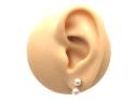 9ct  Double Pearl Stud Earrings