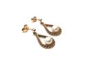 9ct Yellow Gold Pearl Drop Earrings