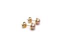 14ct Pink Pearl Stud Earrings