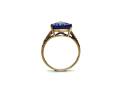 9ct Yellow Gold Tanzanite & Zircon Ring