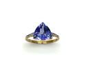 9ct Yellow Gold Tanzanite & Zircon Ring