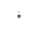 9ct Yellow Gold CZ Nose Pin Stud 3mm