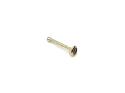 9ct Yellow Gold CZ Pin Nose Stud 3mm