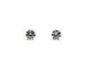 9ct Yellow Gold CZ Stud Earrings 6mm