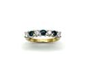 18ct Sapphire & Diamond Eternity Ring