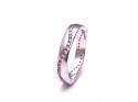 Silver CZ Eternity Ring Size P