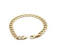 9ct Yellow Gold Flat Curb Bracelet