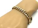 9ct Yellow Gold Flat Curb Bracelet