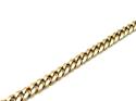 9ct Yellow Gold Flat Curb Bracelet