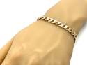 9ct Yellow Gold Flat Curb Bracelet