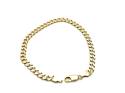 9ct Yellow Gold Flat Curb Bracelet