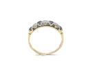 14ct Blue & White CZ Eternity Ring