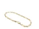 9ct Yellow Gold Figaro Bracelet