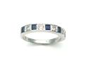 18ct Sapphire & Diamond Eternity Ring