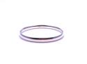 Silver Medium Round Plain D Shaped Bangle