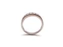 Silver CZ Half Eternity Ring Size R