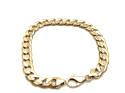 9ct Yellow Gold Flat Curb Bracelet