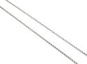 18ct White Gold Fine Belcher Chain