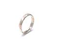 9ct 3 Colour Gold Wedding Ring