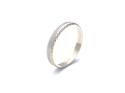 9ct 2 Colour Gold Wedding Ring