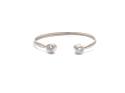 9ct Yellow Gold CZ Baby Torque Bangle