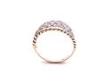 9ct Yellow Gold CZ Pave Ring