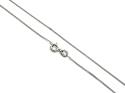 9ct White Gold Fine Curb Chain