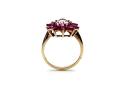 9ct Yellow Gold Ruby & Pink Beryl Ring