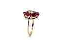 9ct Yellow Gold Ruby & Pink Beryl Ring