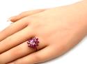 9ct Yellow Gold Ruby & Pink Beryl Ring