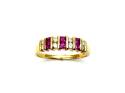 18ct Yellow Gold Ruby & Diamond Ring