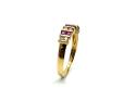 18ct Yellow Gold Ruby & Diamond Ring