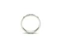 Silver CZ Screw Ring