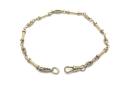 9ct Yellow Gold Fancy Link Bracelet