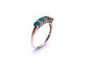 9ct Yellow Gold Emerald & Diamond Ring