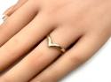 9ct Yellow Gold Wishbone Ring