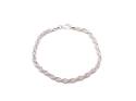 Silver Rope Bracelet 7 Inch