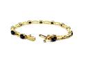 14ct Yellow Gold Sapphire Bracelet